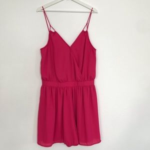 Pink Romper Romeo & Juliet Couture Fuschsia Romper